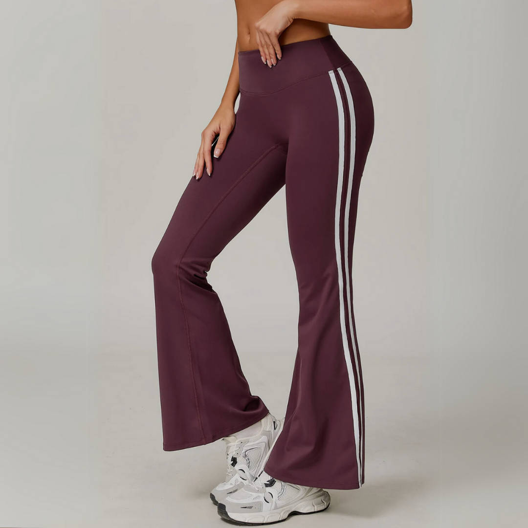 TAMERIA FLARED MID-RISE LEGGINGS