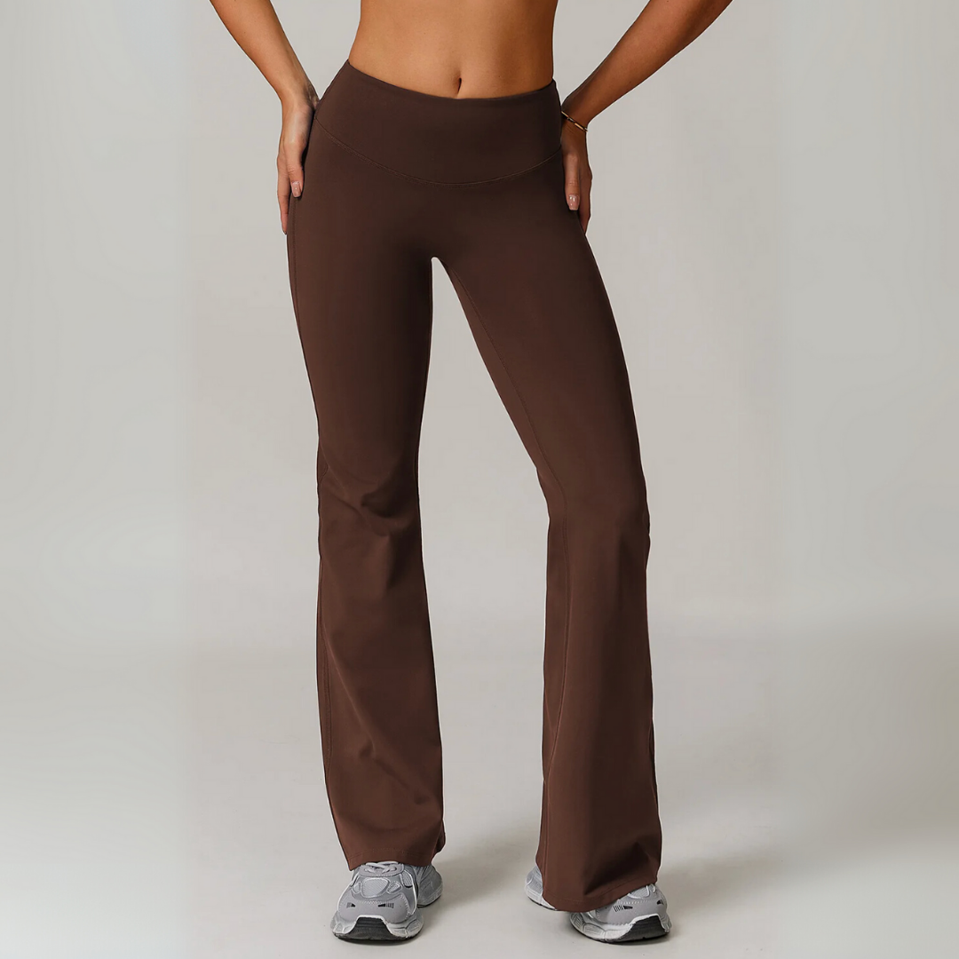 ALINA FLARED MID-RISE LEGGINGS