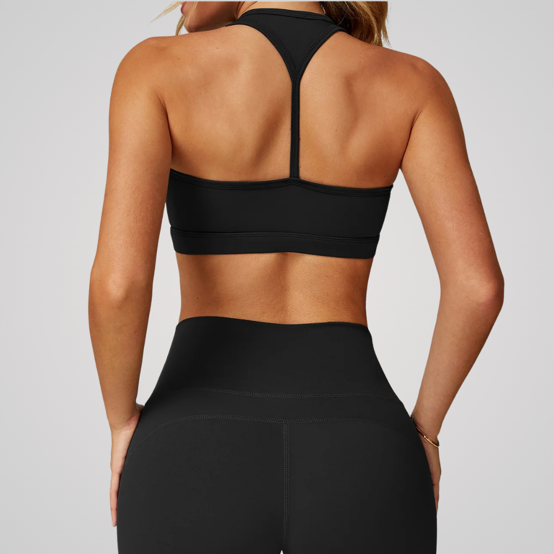 THE ARISELLA RACERBACK SPORTS BRA