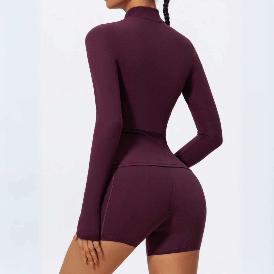 MEIRA SEAMLESS HALF ZIP SPORTS JACKET