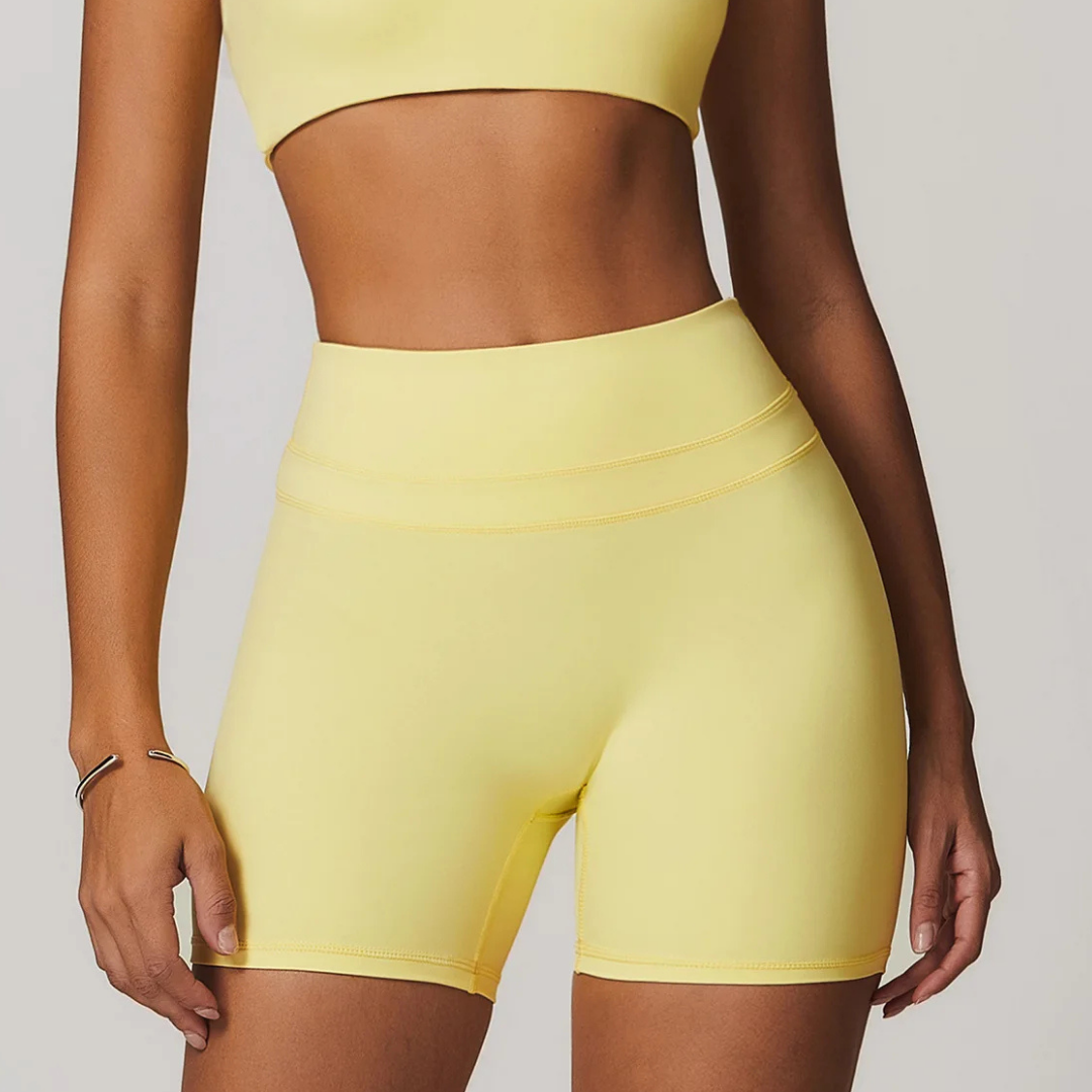 EMMELINE HIGH-WAISTED SEAMLESS SHORTS