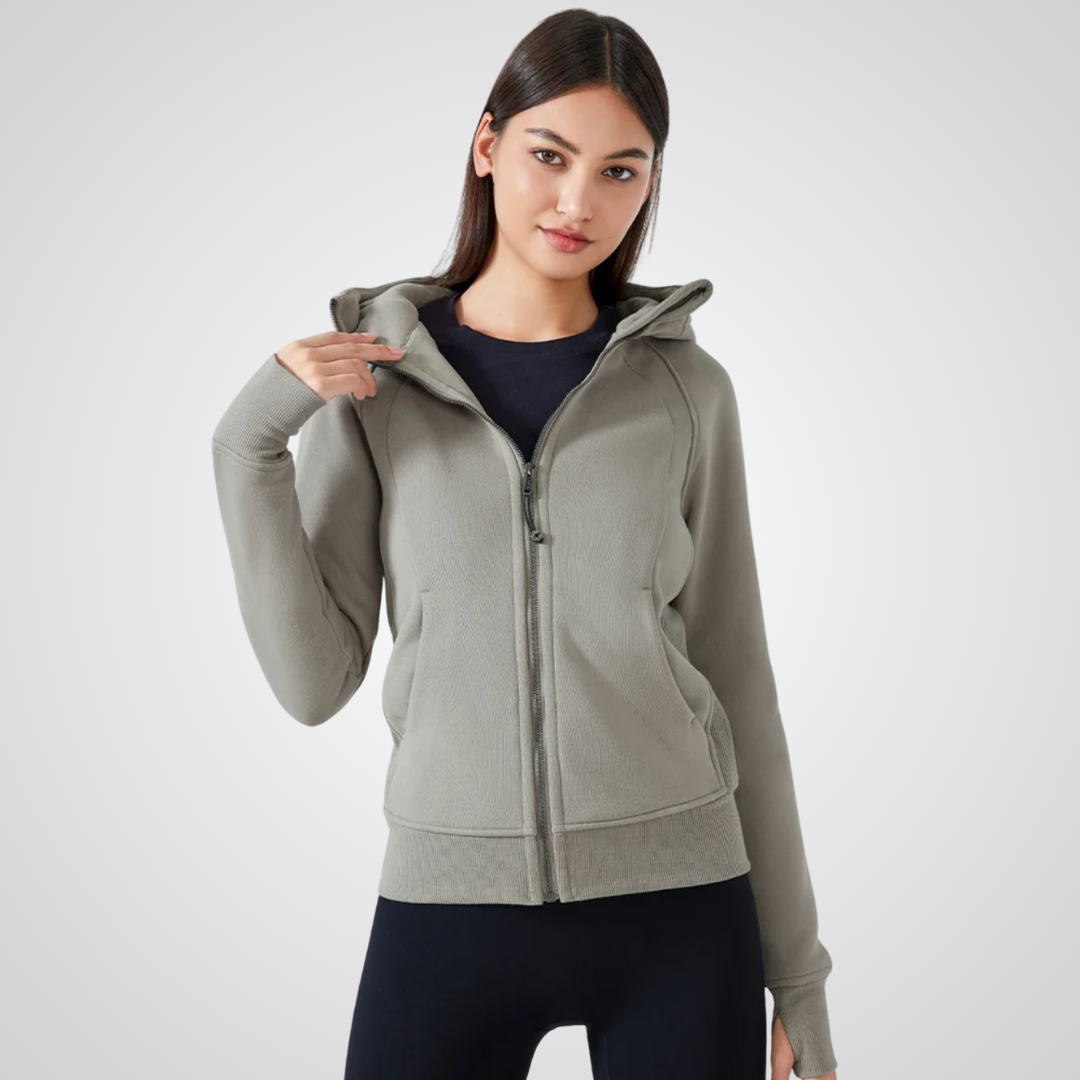 TALLARA FLEECE-LINED WINDPROOF HOODIE