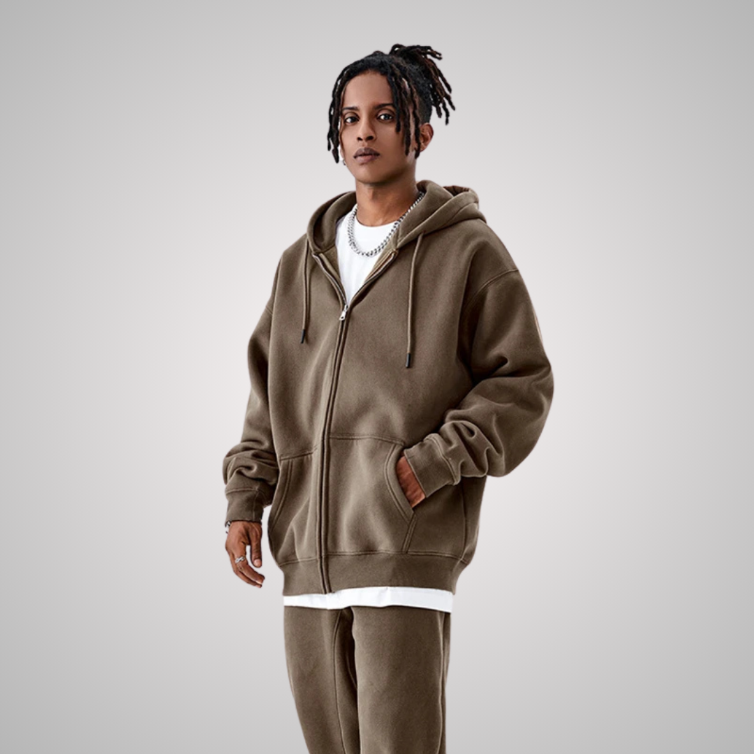 MODENA UNISEX ZIP FRONT HOODIE