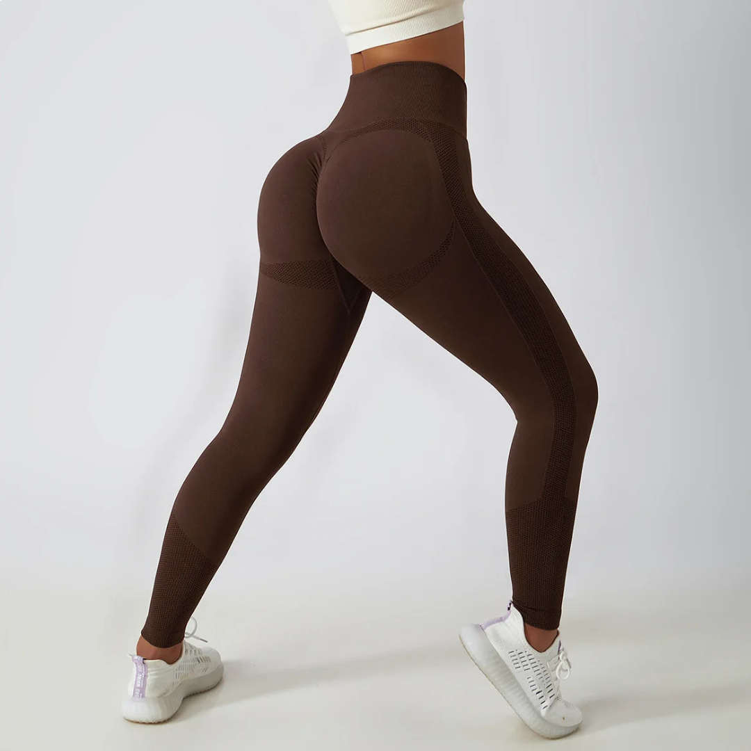 THE CASCADE SEAMLESS SCRUNCH BUTT LEGGINGS-Leggings-Gym Giants