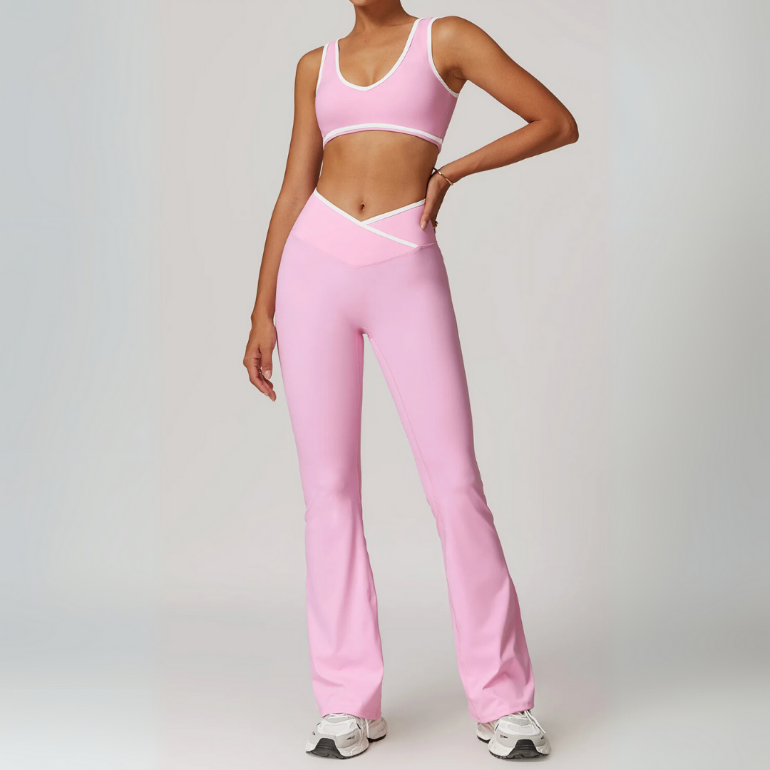 ARALINA SEAMLESS V-NECK SPORTS BRA