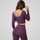 LYSARA LONG SLEEVE TOP AND HIGH-WAIST LEGGINGS SET