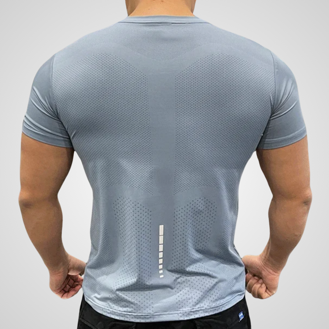 THE TITAN QUICK-DRY REFLECTIVE TEE-T-Shirts-Gym Giants