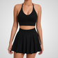 KARELIA HALTER TENNIS SKORT SET