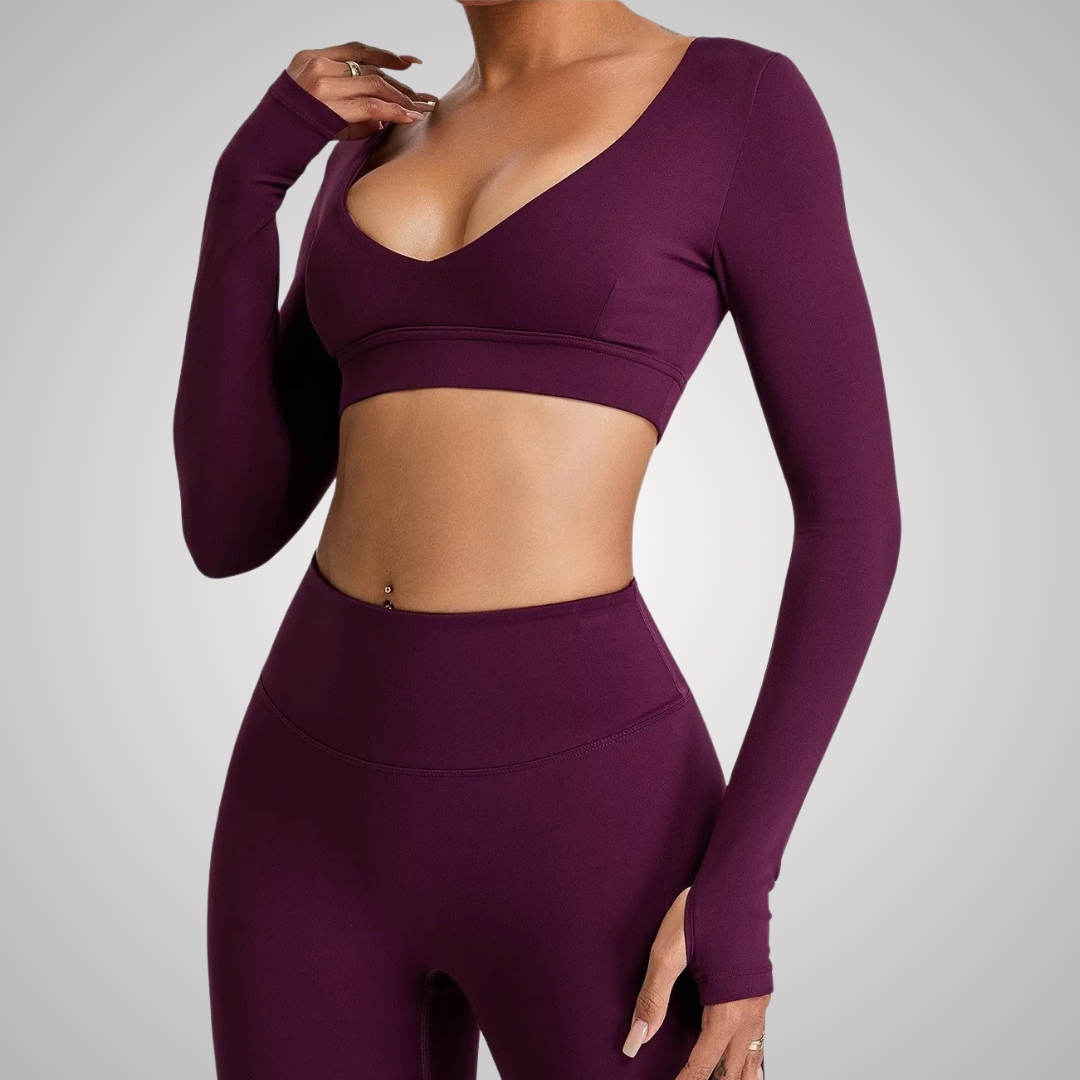 HOUSTON CROPPED LONG SLEEVE