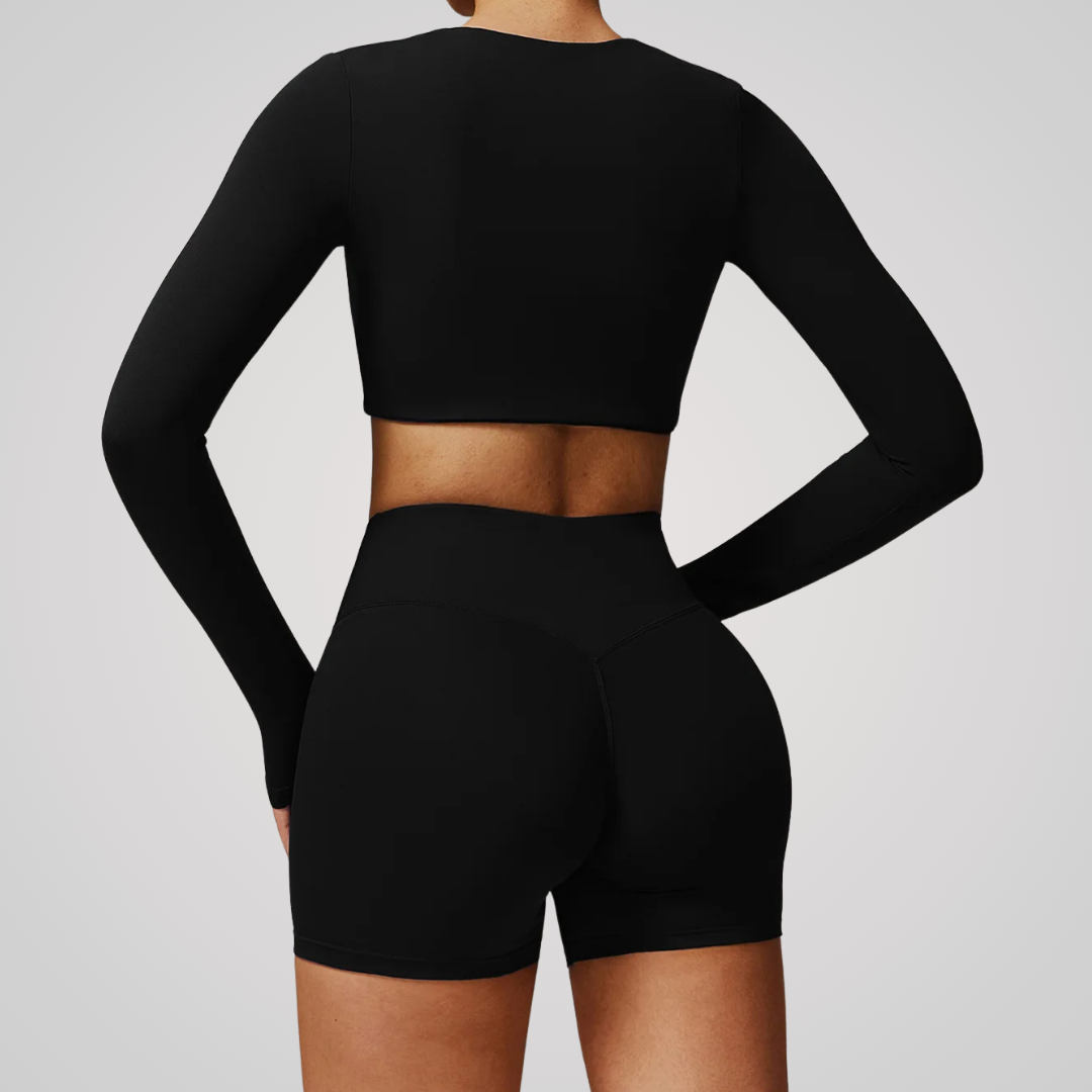 ALINA CROPPED LONG SLEEVE