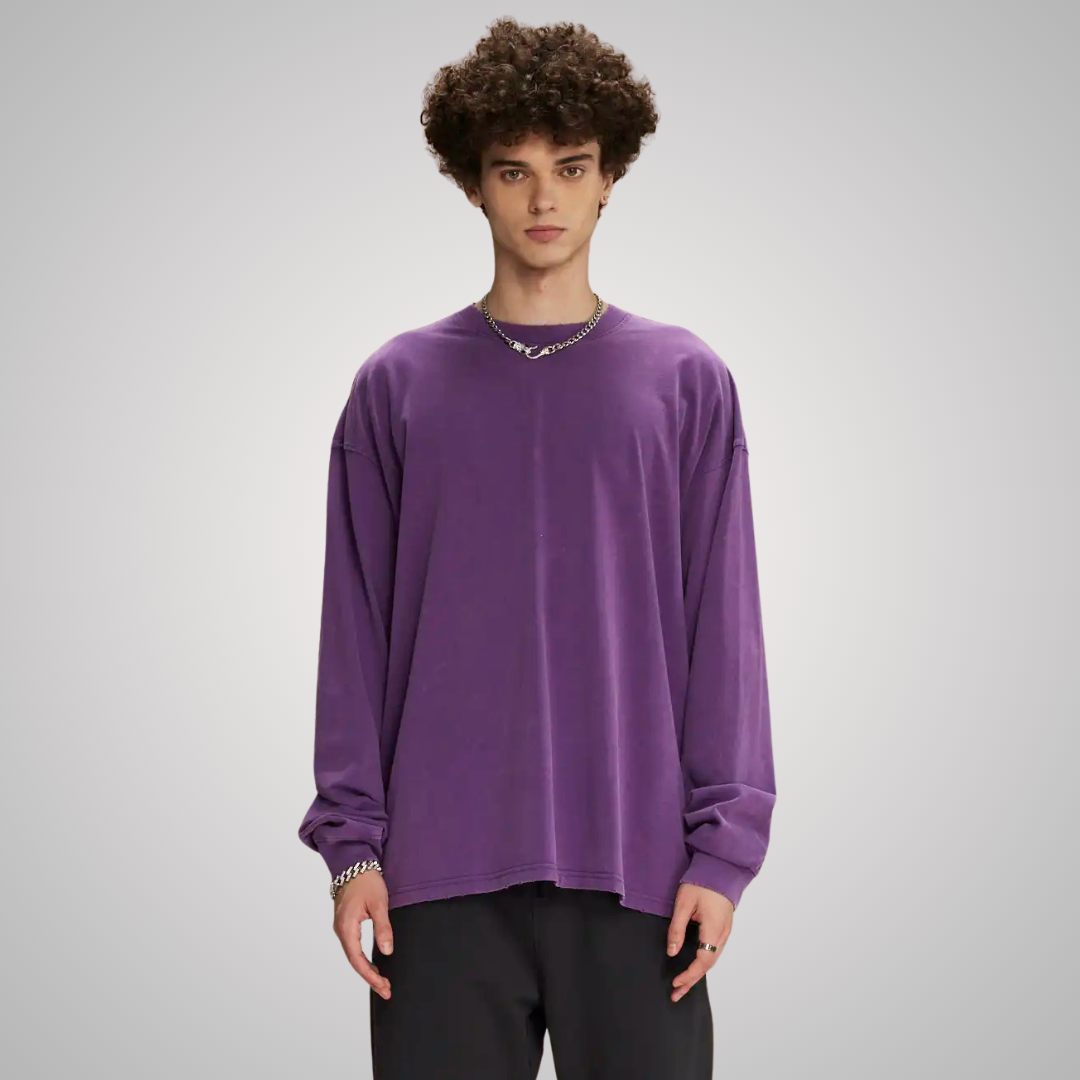 THE TURO DISTRESSED LONG SLEEVE