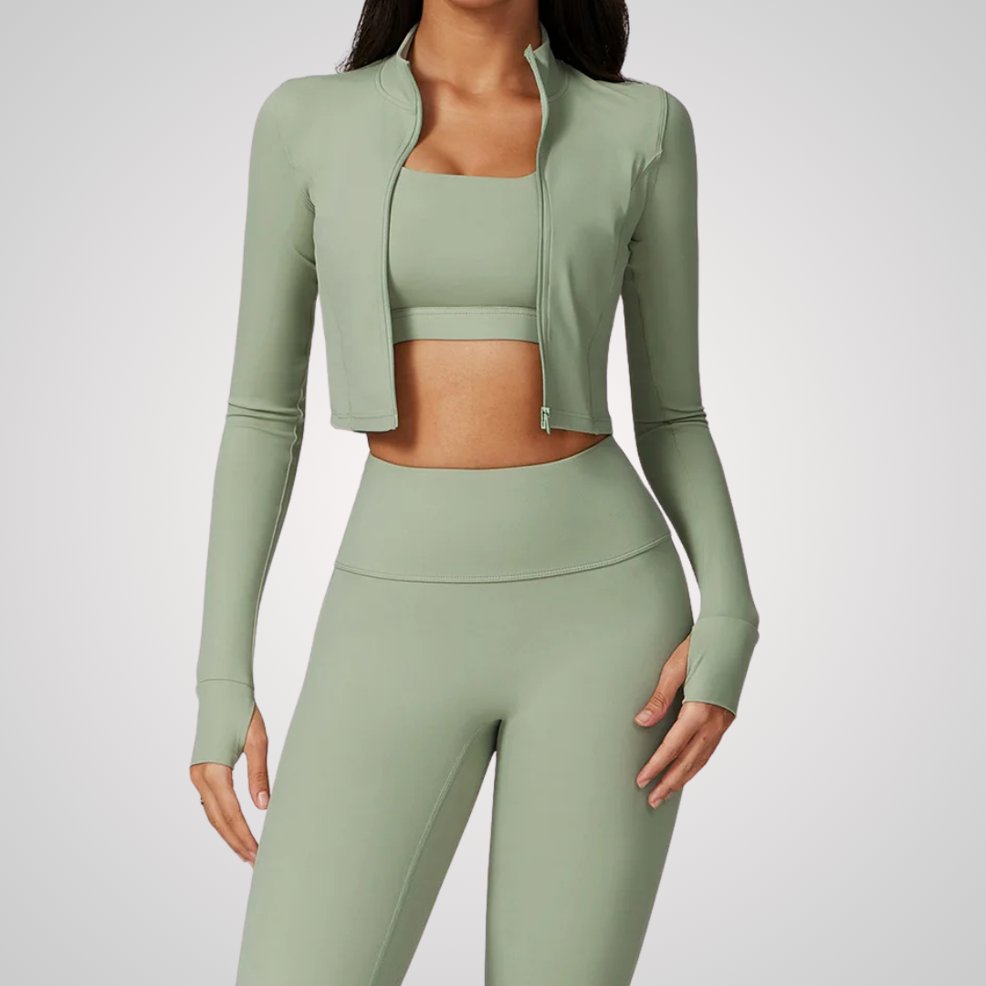 THE SABLE CROPPED TRAINING JACKET