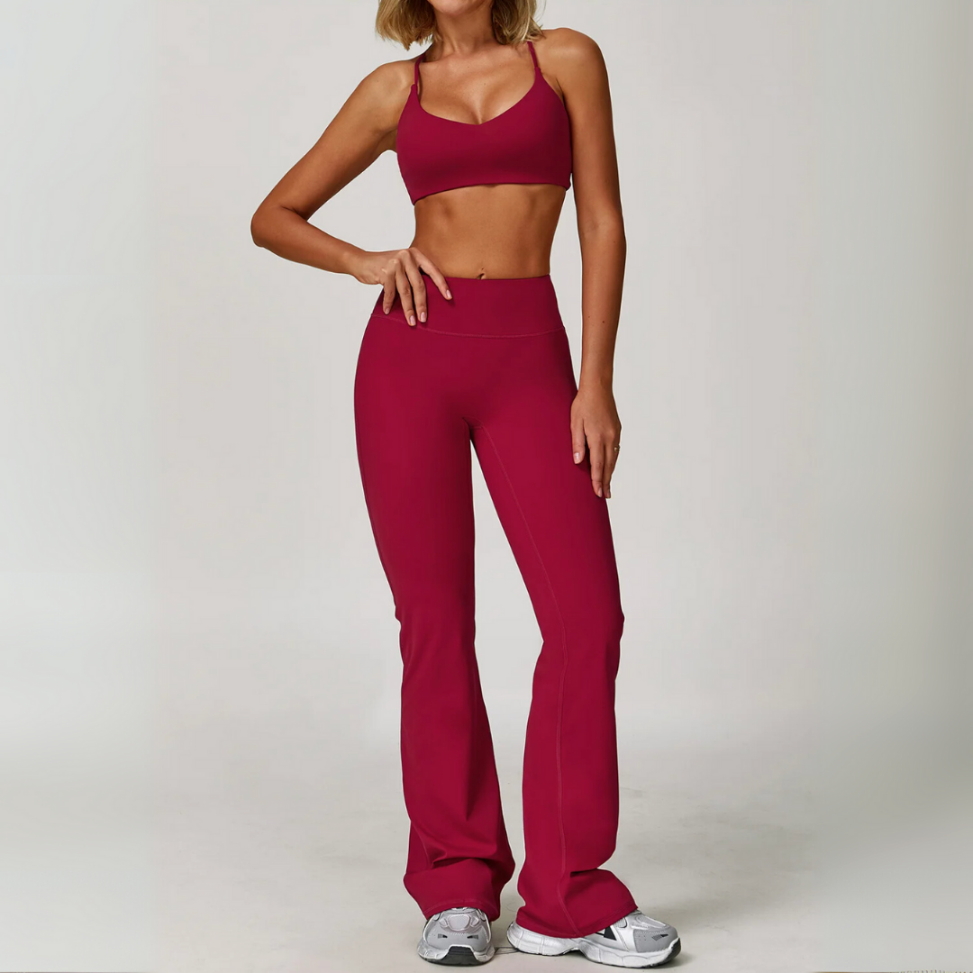 BRIM SEAMLESS FLARED LEGGINGS