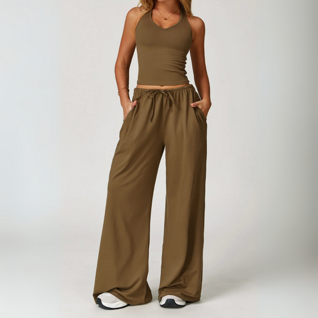 THE LIORA HALTER LOUNGE SET