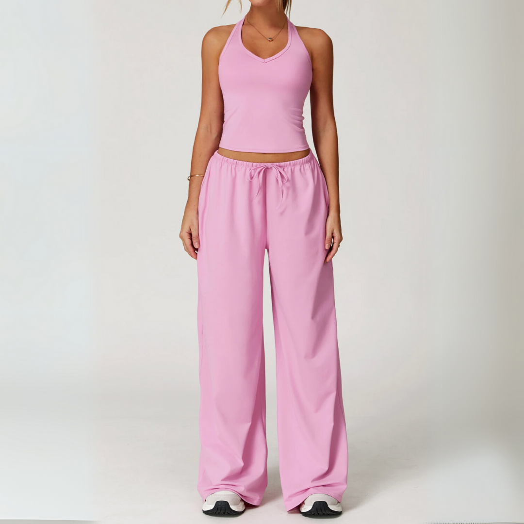 THE LIORA HALTER LOUNGE SET