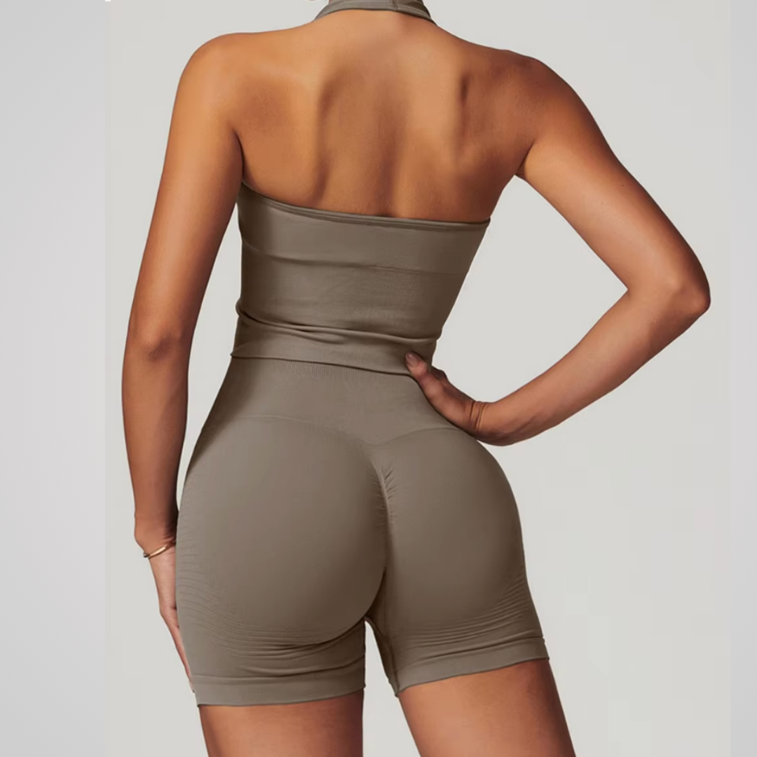 TAYANA SEAMLESS HALTER SET