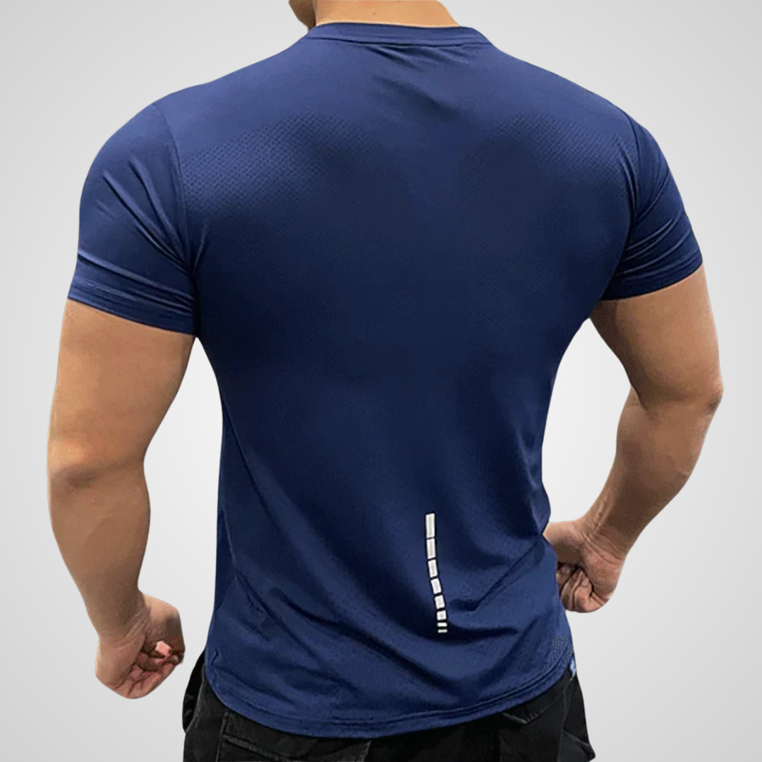THE TITAN QUICK-DRY REFLECTIVE TEE-T-Shirts-Gym Giants