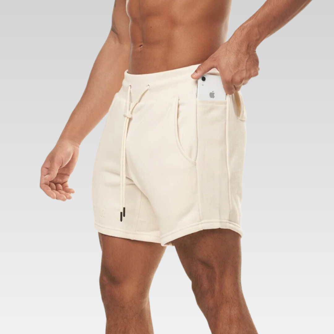 Osaka Shorts: Elevate Your Casual Elegance with Premium Cotton/Poly Blend, Adjustable Drawstring Waistband, and Functional Pockets. Experience Comfort and Style Tailored to You.
