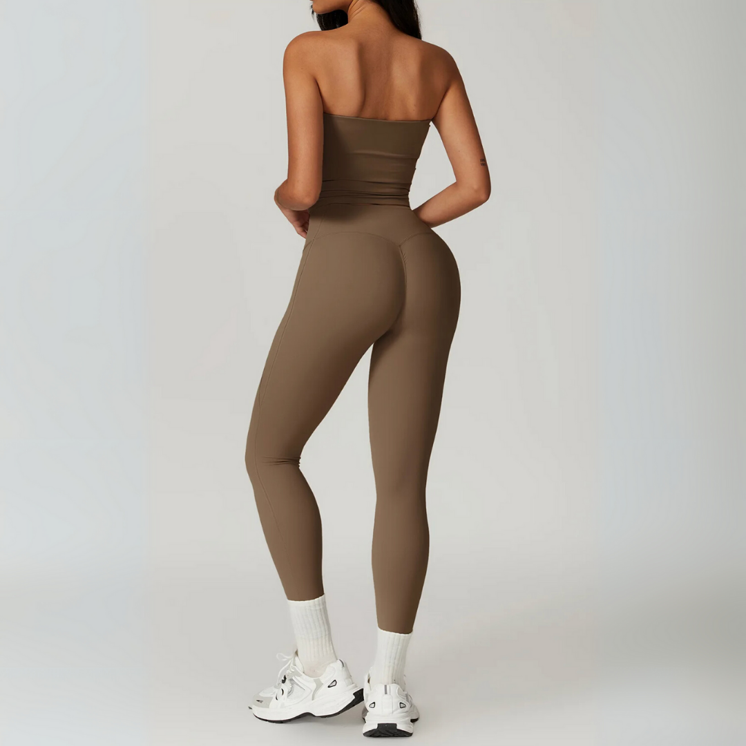 GALICIA BANDEAU & HIGH-WAISTED LEGGINGS SET