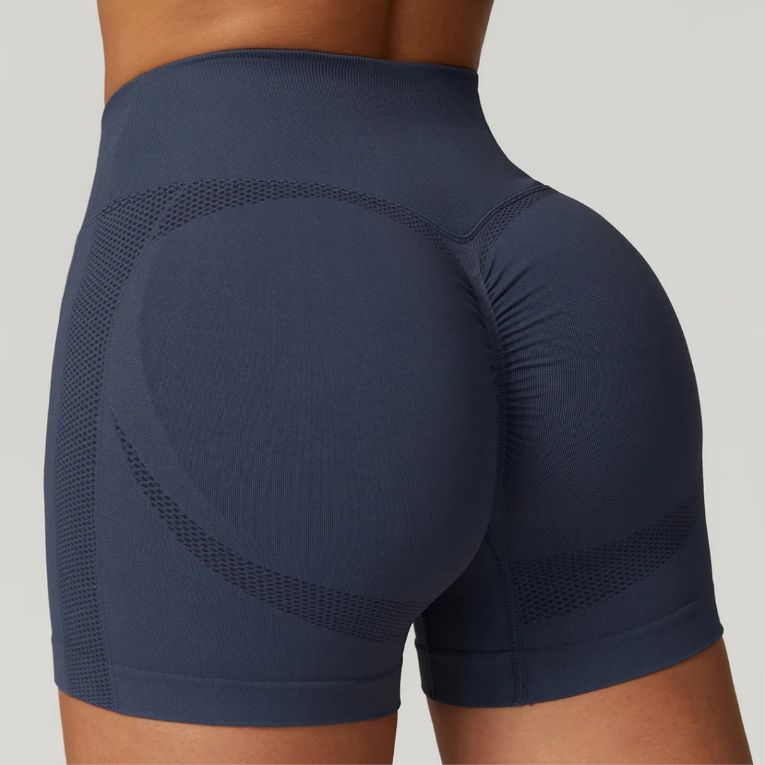 LUMEN V WAISTED SHORTS-Shorts-Gym Giants