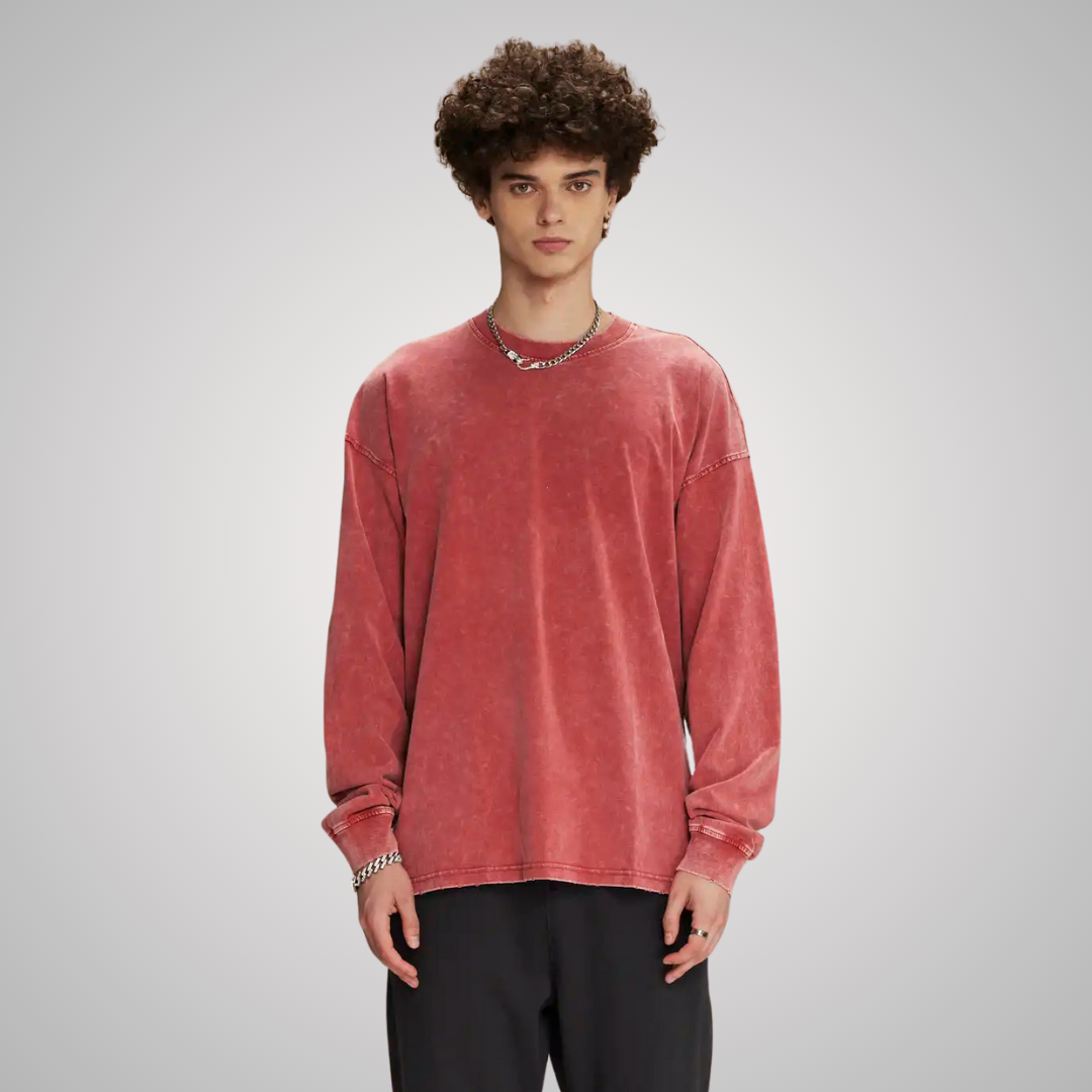 THE TURO DISTRESSED LONG SLEEVE