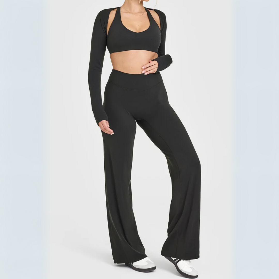 NOELIA SEAMLESS RELAXED FIT LEGGINGS-Leggings-Gym Giants