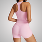 VIVIENNE RACERBACK SINGLET & HIGH WAISTED SHORTS