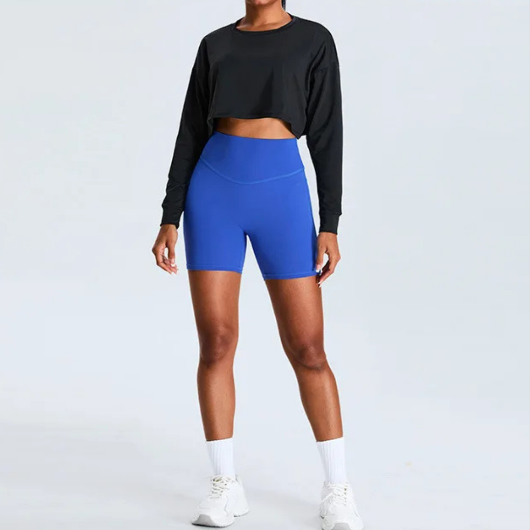 CORINNA CROPPED LONG SLEEVE