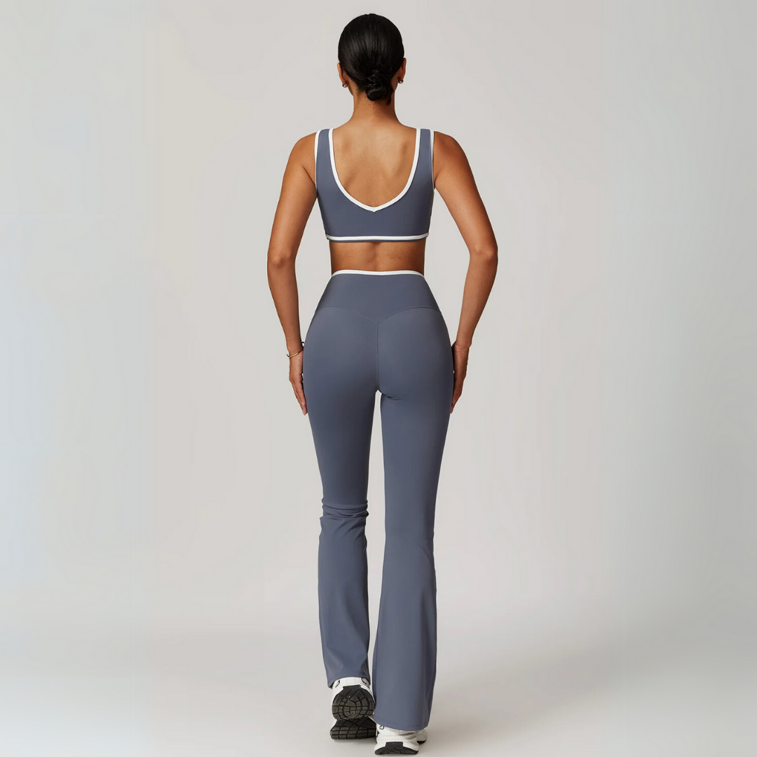 THE SERINA CONTOUR FLARE LEGGINGS