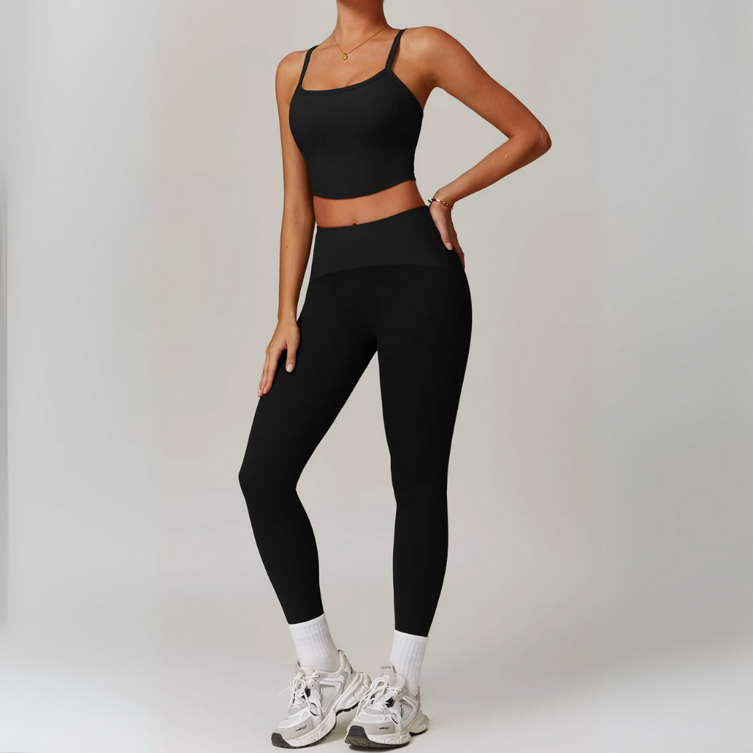 TRACER RIBBED CROP SINGLET