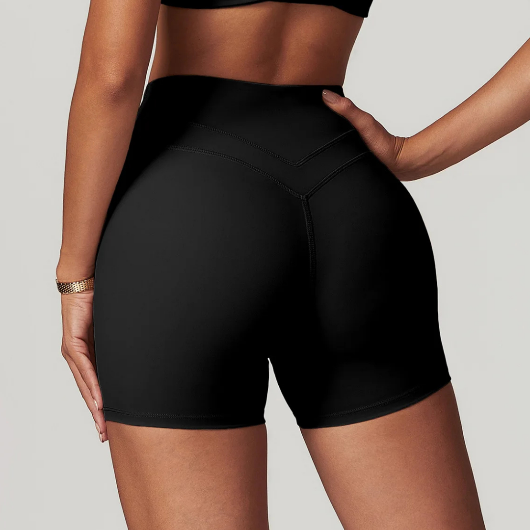 EMMELINE HIGH-WAISTED SEAMLESS SHORTS