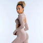 THE SOFIA TWIST-BACK LONG SLEEVE-Long Sleeve Shirts-Gym Giants