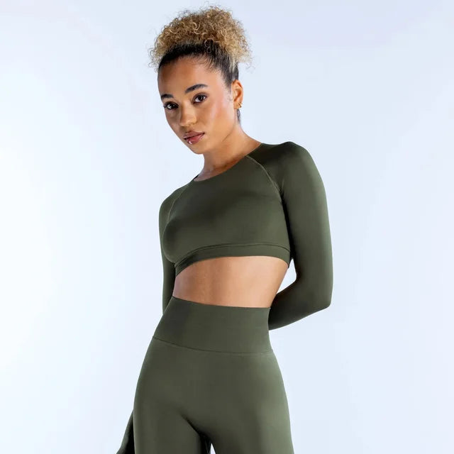 THE SOFIA TWIST-BACK LONG SLEEVE-Long Sleeve Shirts-Gym Giants