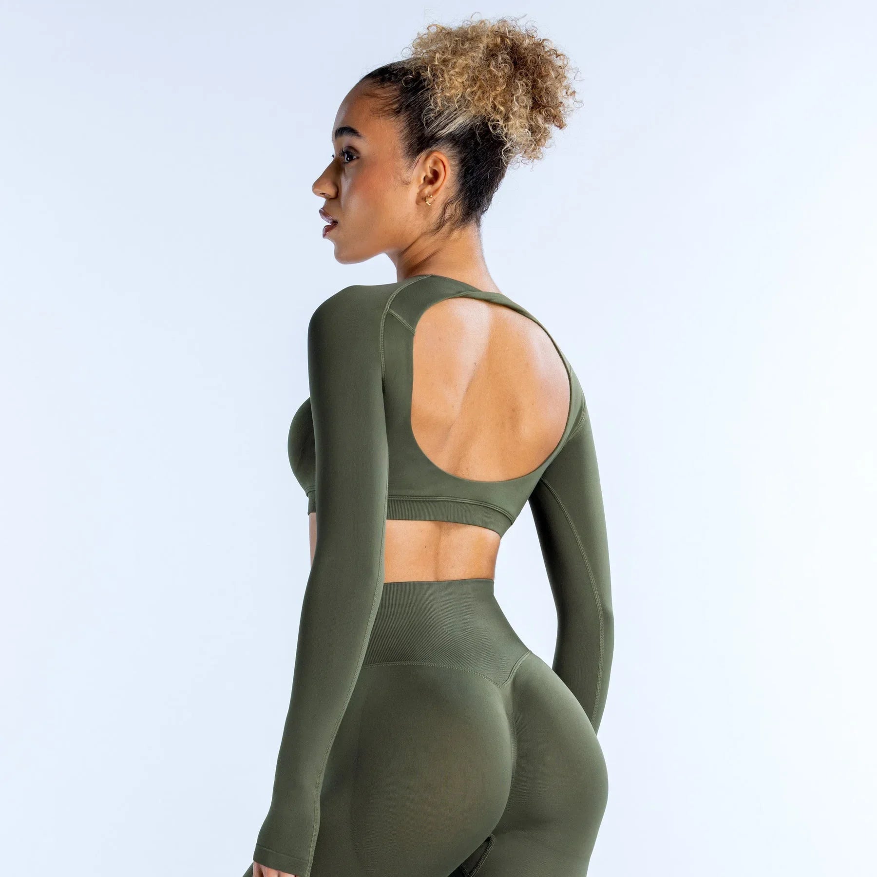 THE SOFIA TWIST-BACK LONG SLEEVE-Long Sleeve Shirts-Gym Giants