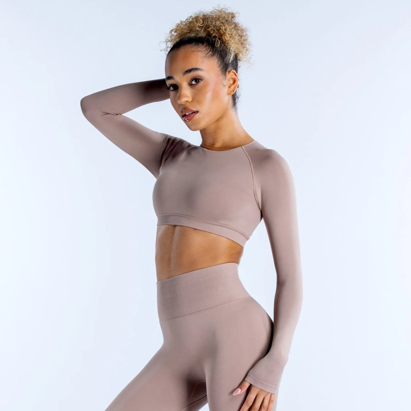 THE SOFIA TWIST-BACK LONG SLEEVE-Long Sleeve Shirts-Gym Giants