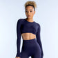 THE SOFIA TWIST-BACK LONG SLEEVE-Long Sleeve Shirts-Gym Giants