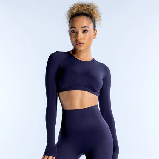 THE SOFIA TWIST-BACK LONG SLEEVE-Long Sleeve Shirts-Gym Giants