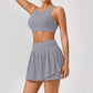 THE BALANCE HIGH-WAISTED SKORT & SPORTS BRA SET