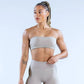 THE AURA BANDEAU TWIST BACK SPORTS BRA-Sports Bras-Gym Giants