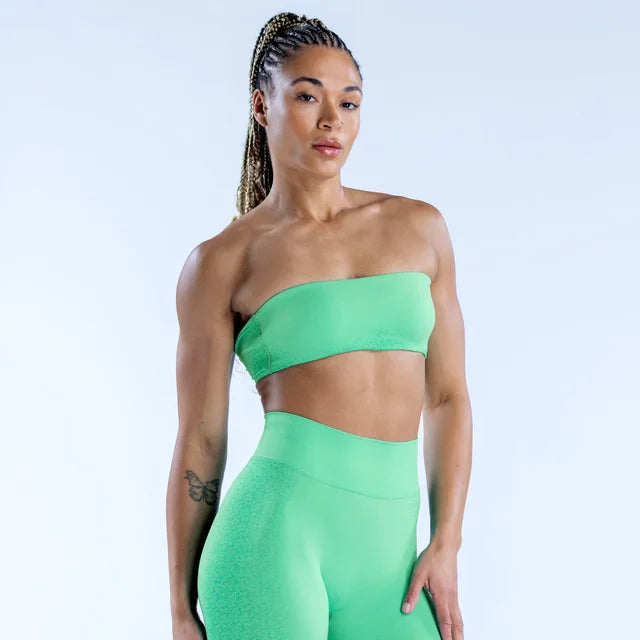 THE AURA BANDEAU TWIST BACK SPORTS BRA-Sports Bras-Gym Giants