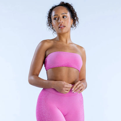 THE AURA BANDEAU TWIST BACK SPORTS BRA-Sports Bras-Gym Giants