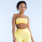 THE AURA BANDEAU TWIST BACK SPORTS BRA-Sports Bras-Gym Giants