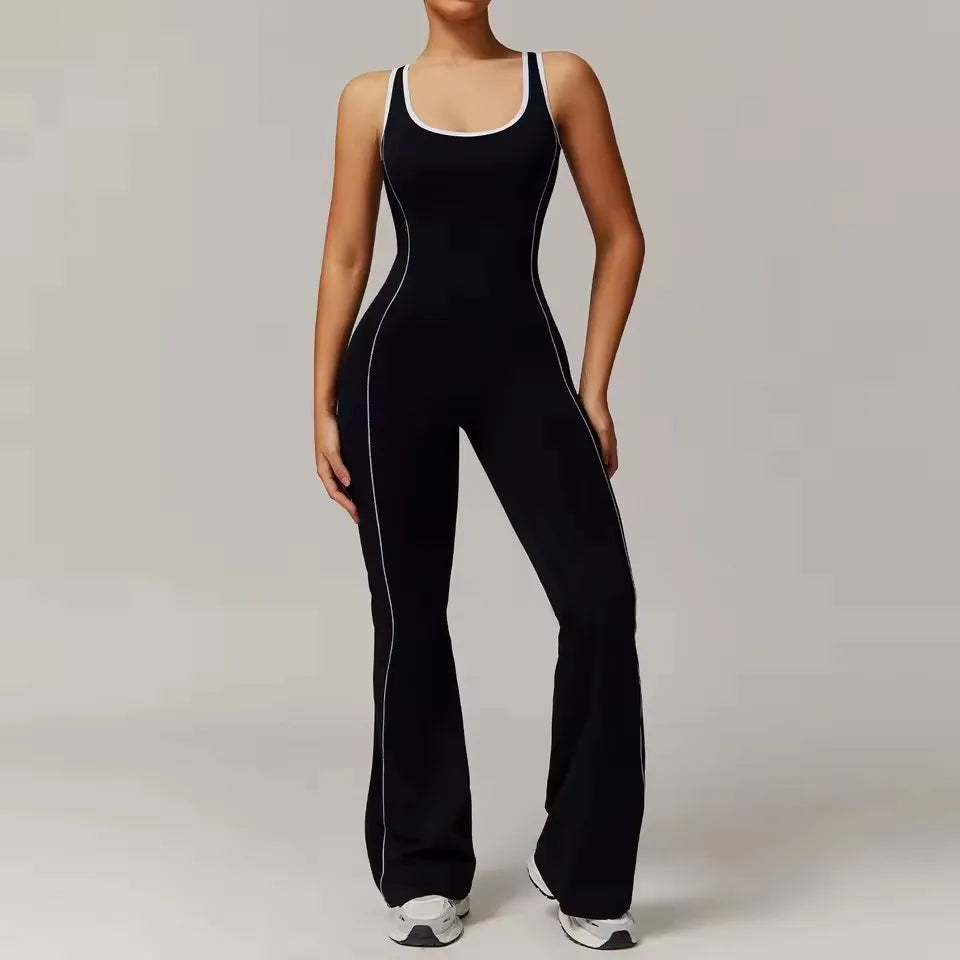 THE ISOLA FLARED LEG JUMPSUIT