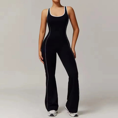 THE ISOLA FLARED LEG JUMPSUIT