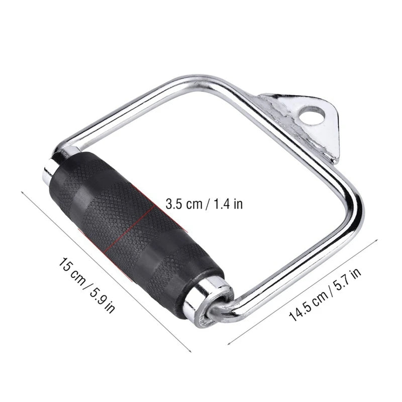 D-HANDLE CABLE MACHINE GRIP ATTACHMENT-Weightlifting Accessories-Gym Giants