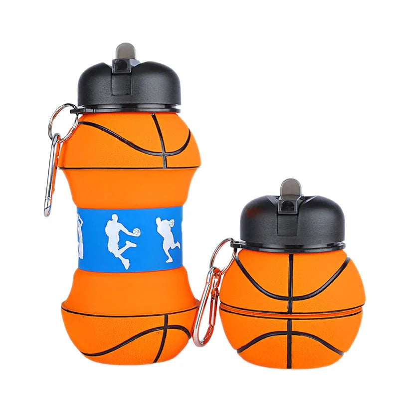 600ML SPORTS COLLAPSIBLE SILICONE WATER BOTTLE