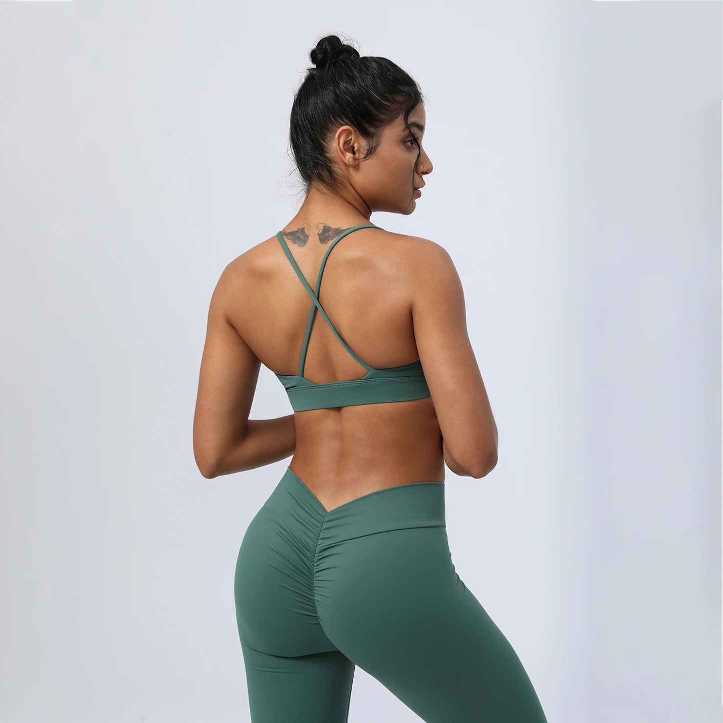 NAZARA CROSS-BACK SPORTS BRA