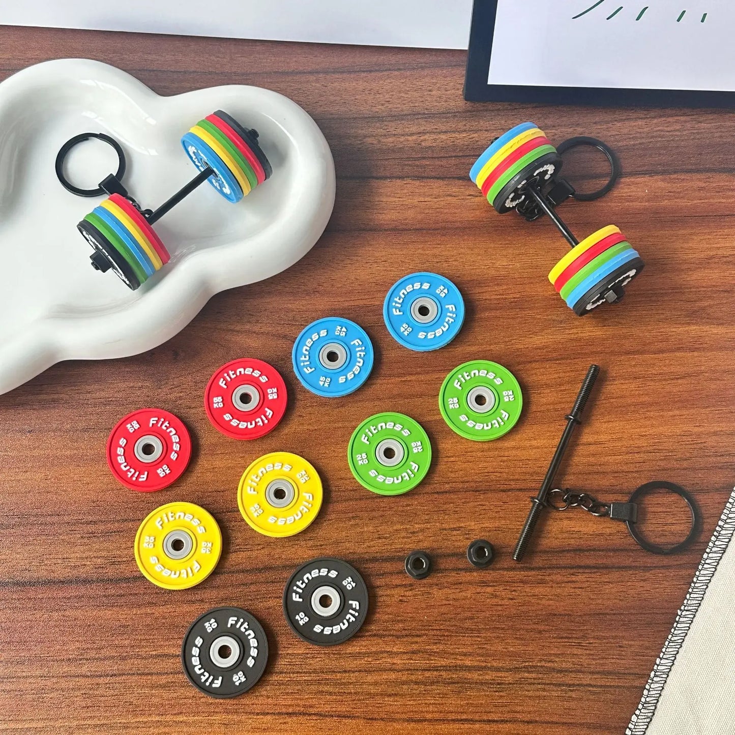 PR POCKET WEIGHTLIFTING KEYCHAIN