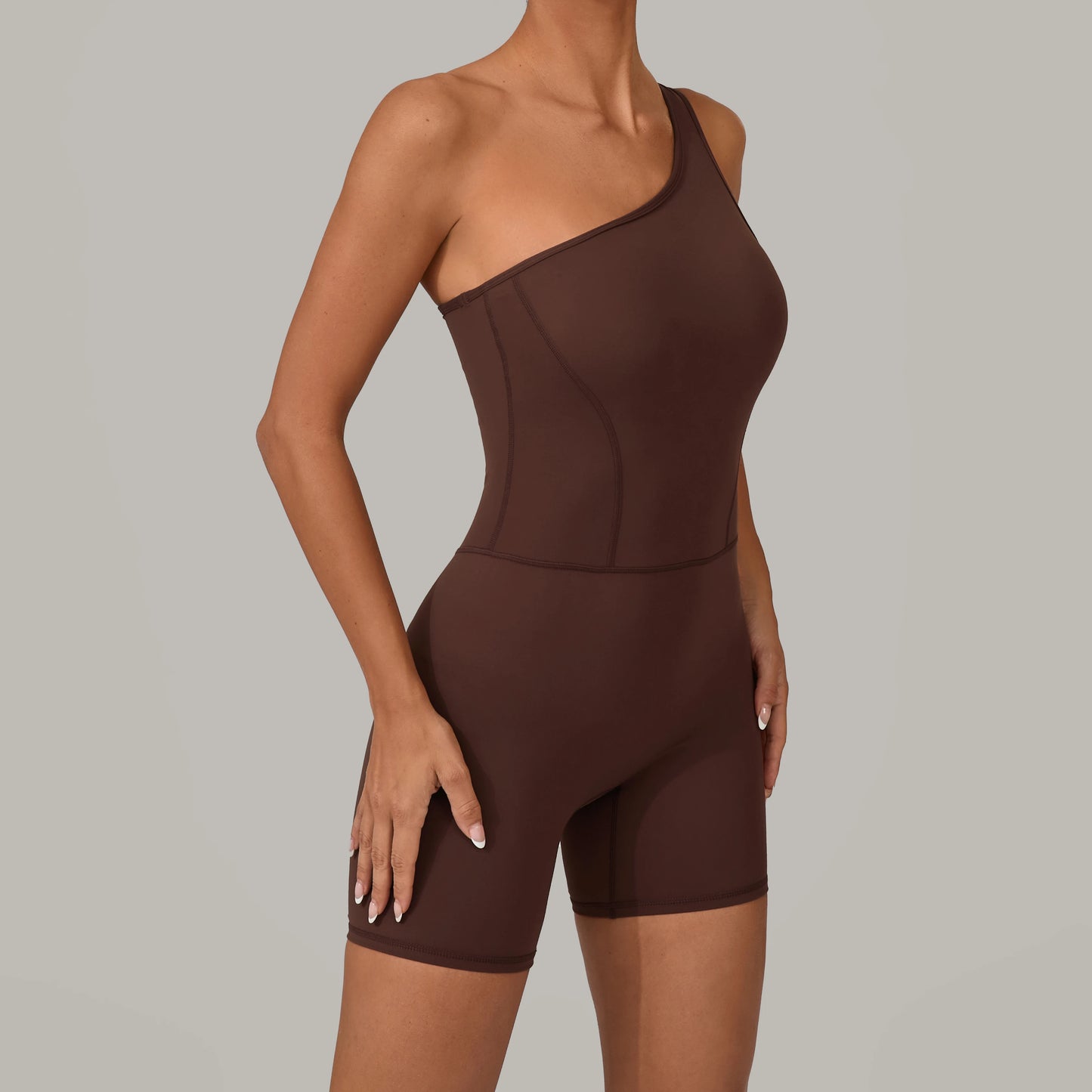 GRANADA ONE SHOULDER SEAMLESS JUMPSUIT