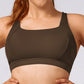 THE SABLE SEAMLESS CROSS-BACK SPORTS BRA
